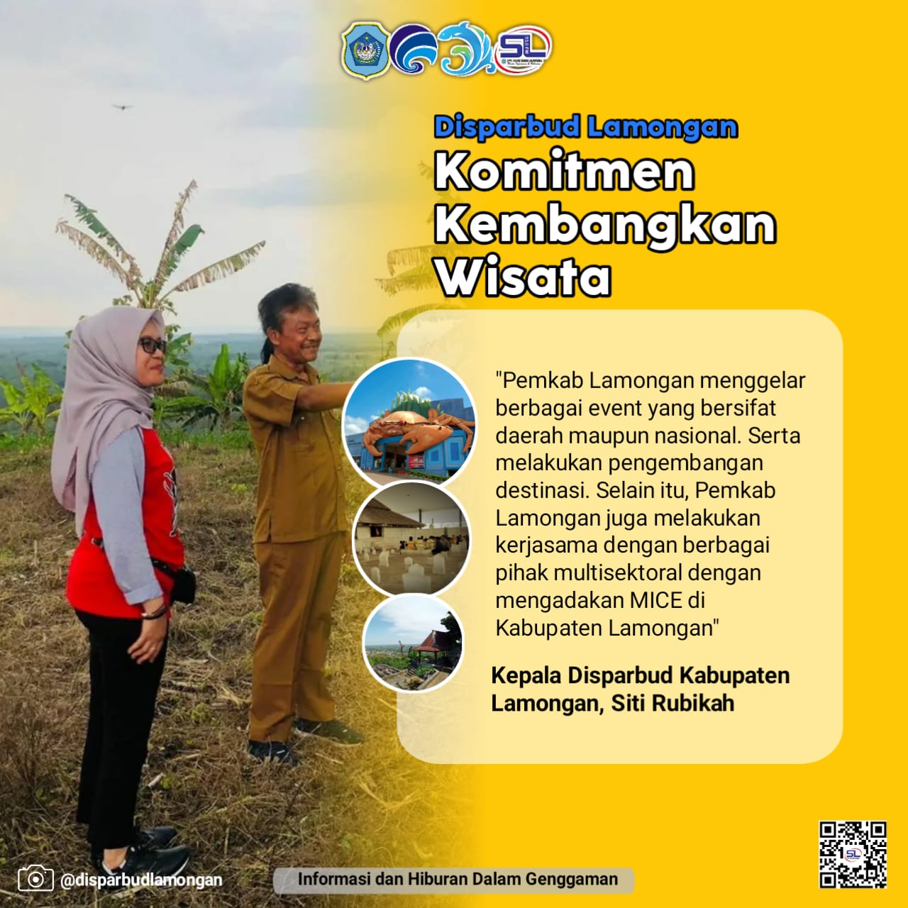 Disparbud Lamongan Komitmen Kembangkan Wisata Ayo Dolen Nang Lamongan